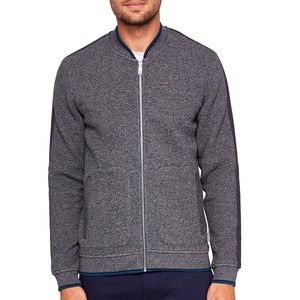 Ted Baker Whatts Bomber Jacket in Charcoal